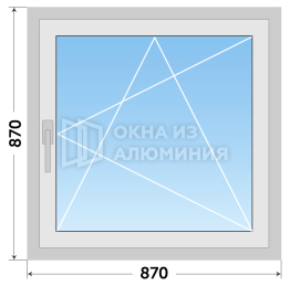 Алюминиевое окно AL-618